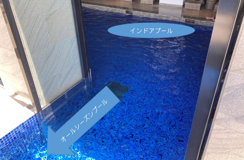 琉球ホテル＆リゾート名城ビーチ　冬　プール　温水